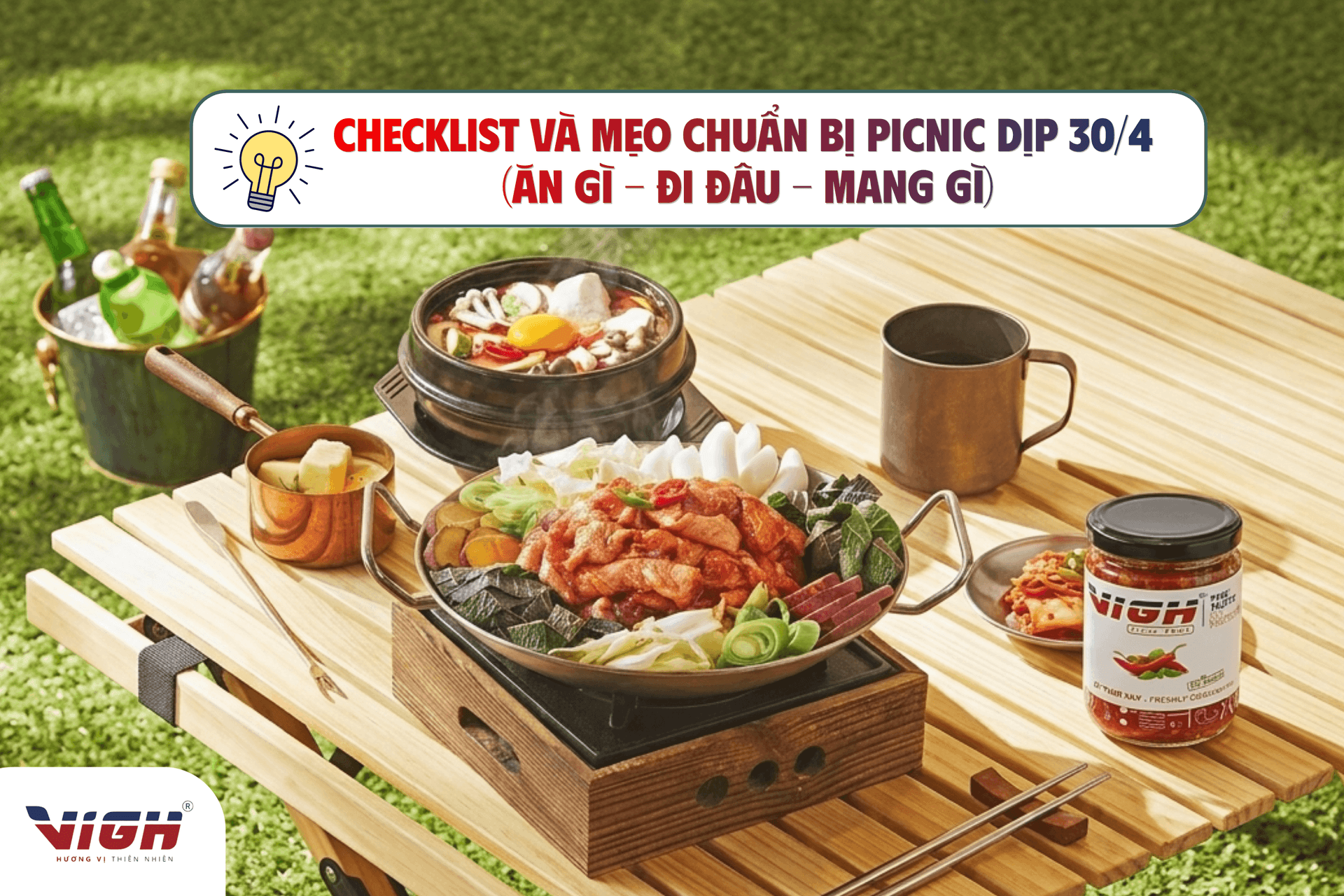 Checklist và mẹo chuẩn bị picnic dịp 30/4 (ăn gì - đi đâu - mang gì)