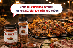Cách ướp thịt nướng BBQ ngon: Tỷ lệ gia vị chuẩn cho thịt heo, bò, gà