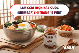 Cách làm cơm trộn Hàn Quốc (Bibimbap) trong 15 phút